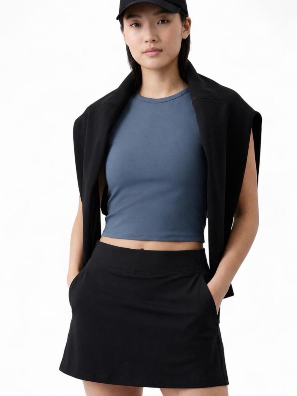 Athleta Black Skirt With Pockets